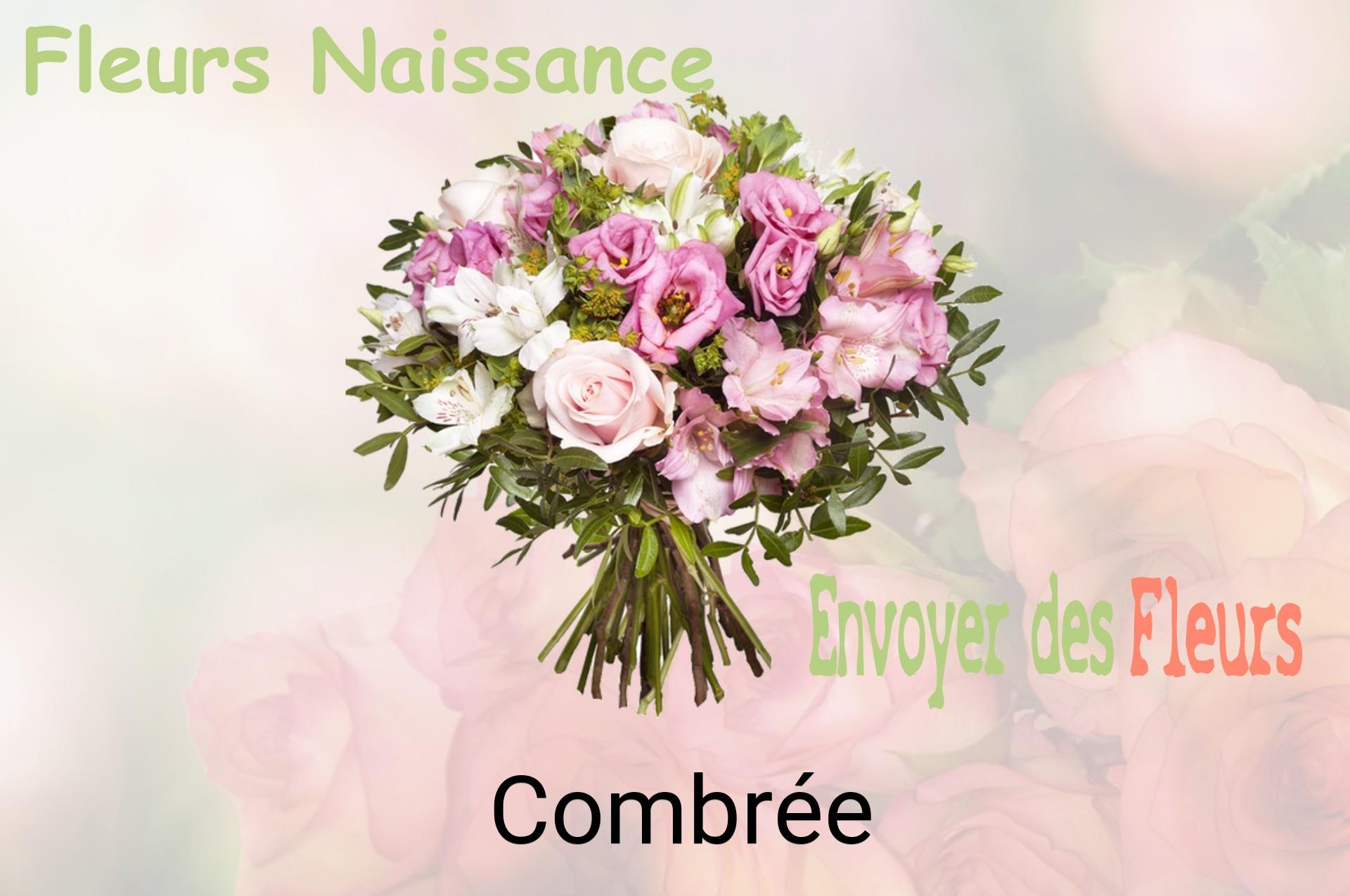 Bouquet de fleurs de naissance livré à Combrée